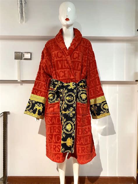 fake versace robe replica|versace robes bathrobe.